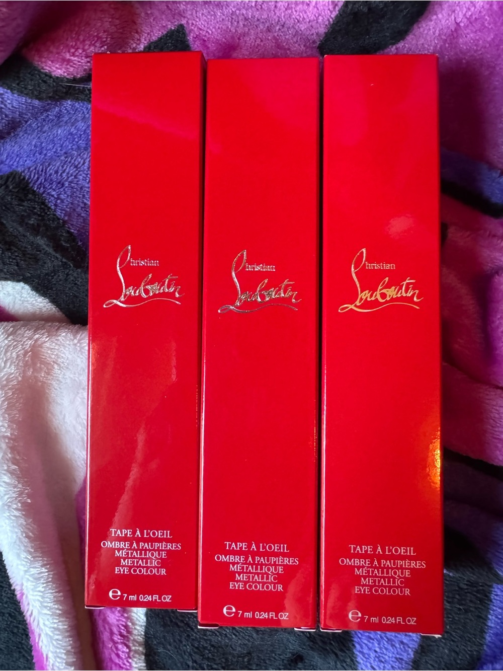 Christian Louboutin Set of 3 Liquid Eyeshadows
